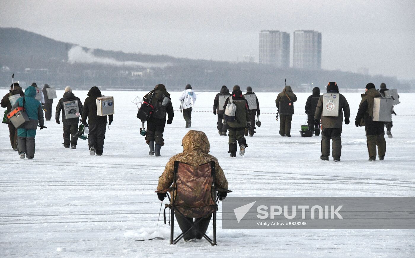 Russia Ice Fishing Festival