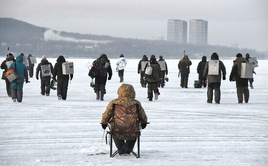 Russia Ice Fishing Festival