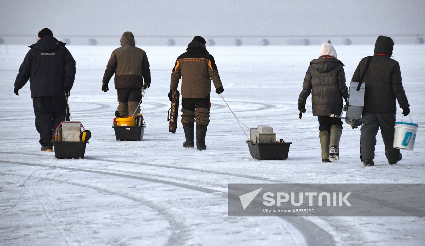 Russia Ice Fishing Festival