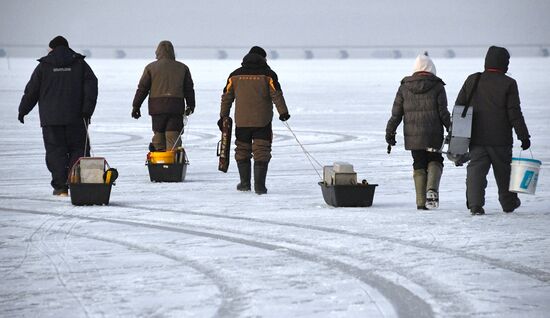 Russia Ice Fishing Festival