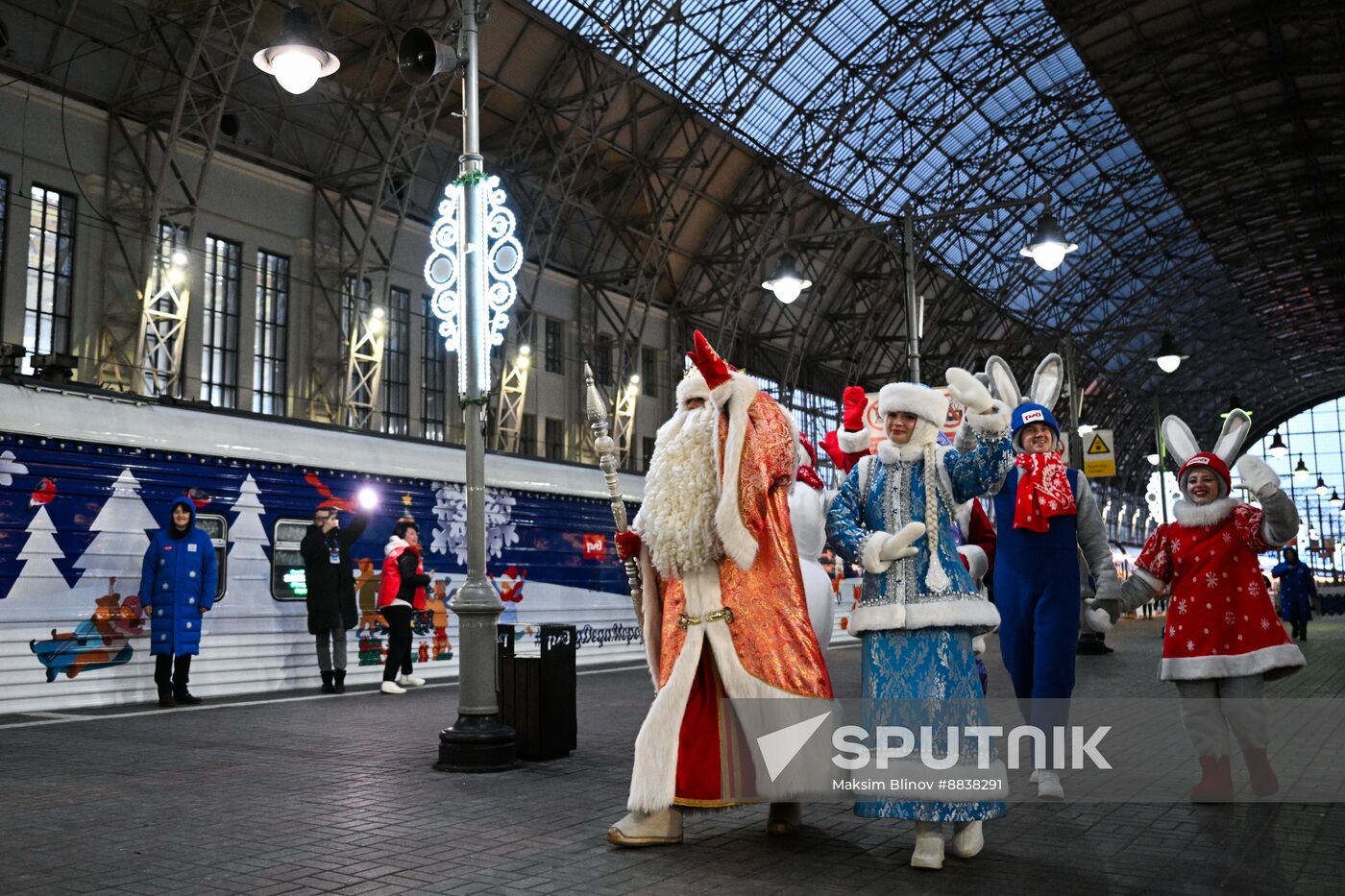 Russia New Year Season Father Frost