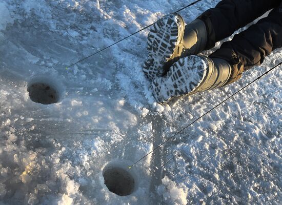 Russia Ice Fishing Festival