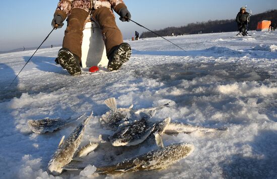Russia Ice Fishing Festival