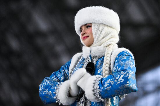Russia New Year Season Father Frost