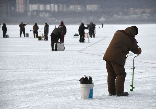 Russia Ice Fishing Festival