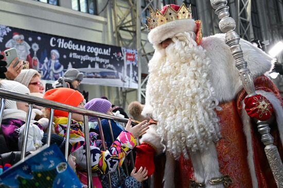 Russia New Year Season Father Frost