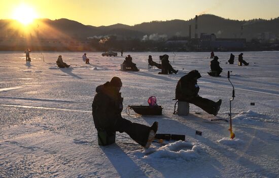 Russia Ice Fishing Festival