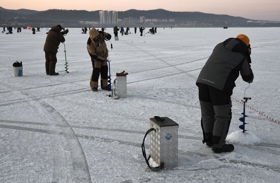 Russia Ice Fishing Festival