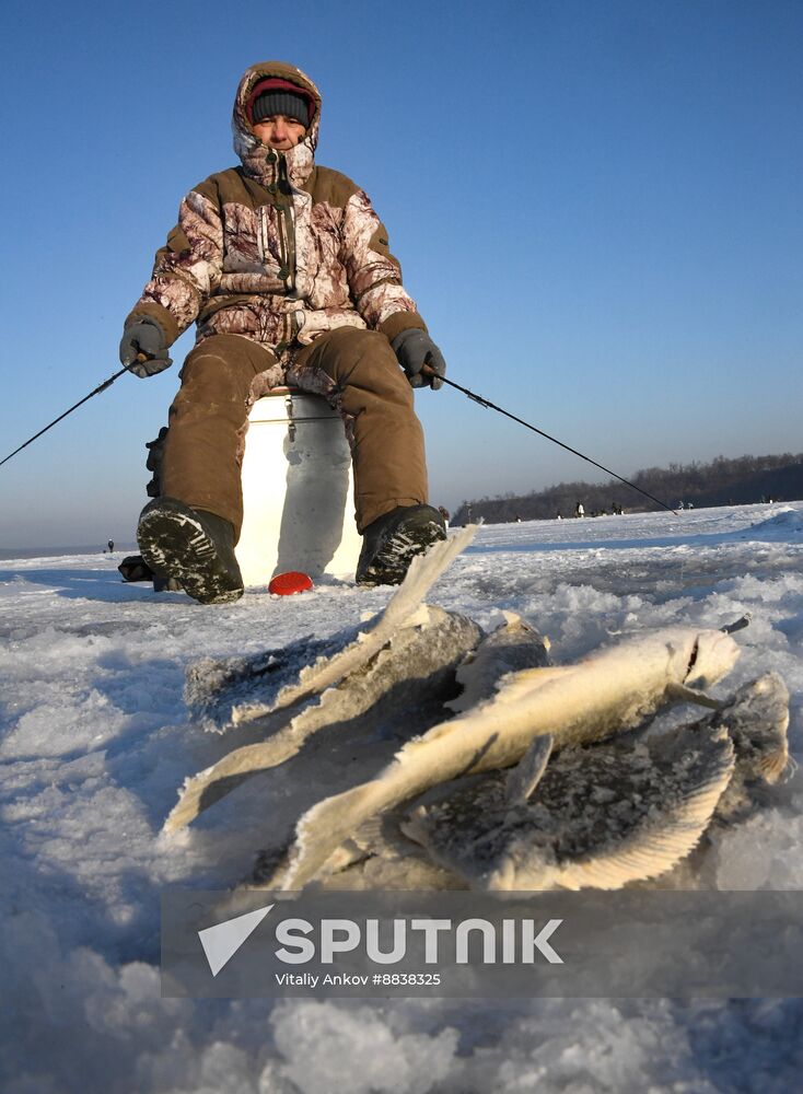 Russia Ice Fishing Festival