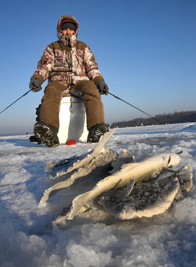 Russia Ice Fishing Festival