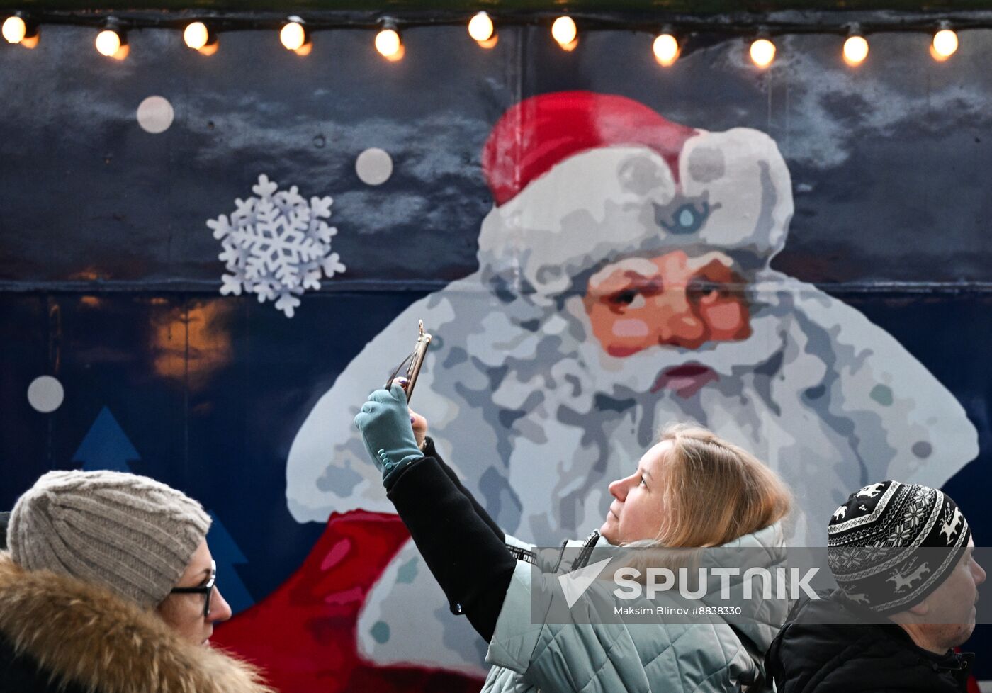 Russia New Year Season Father Frost