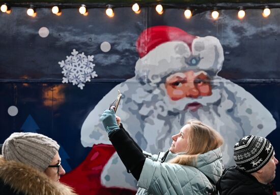 Russia New Year Season Father Frost