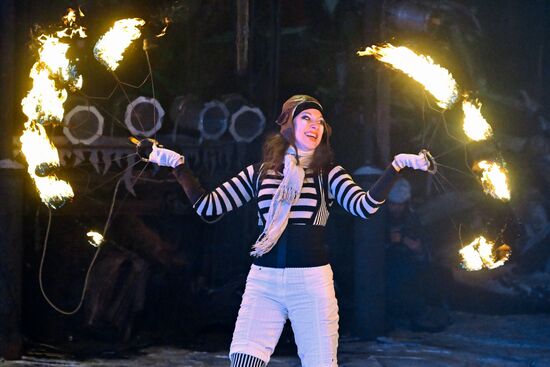 Russia New Year Season Bike Show