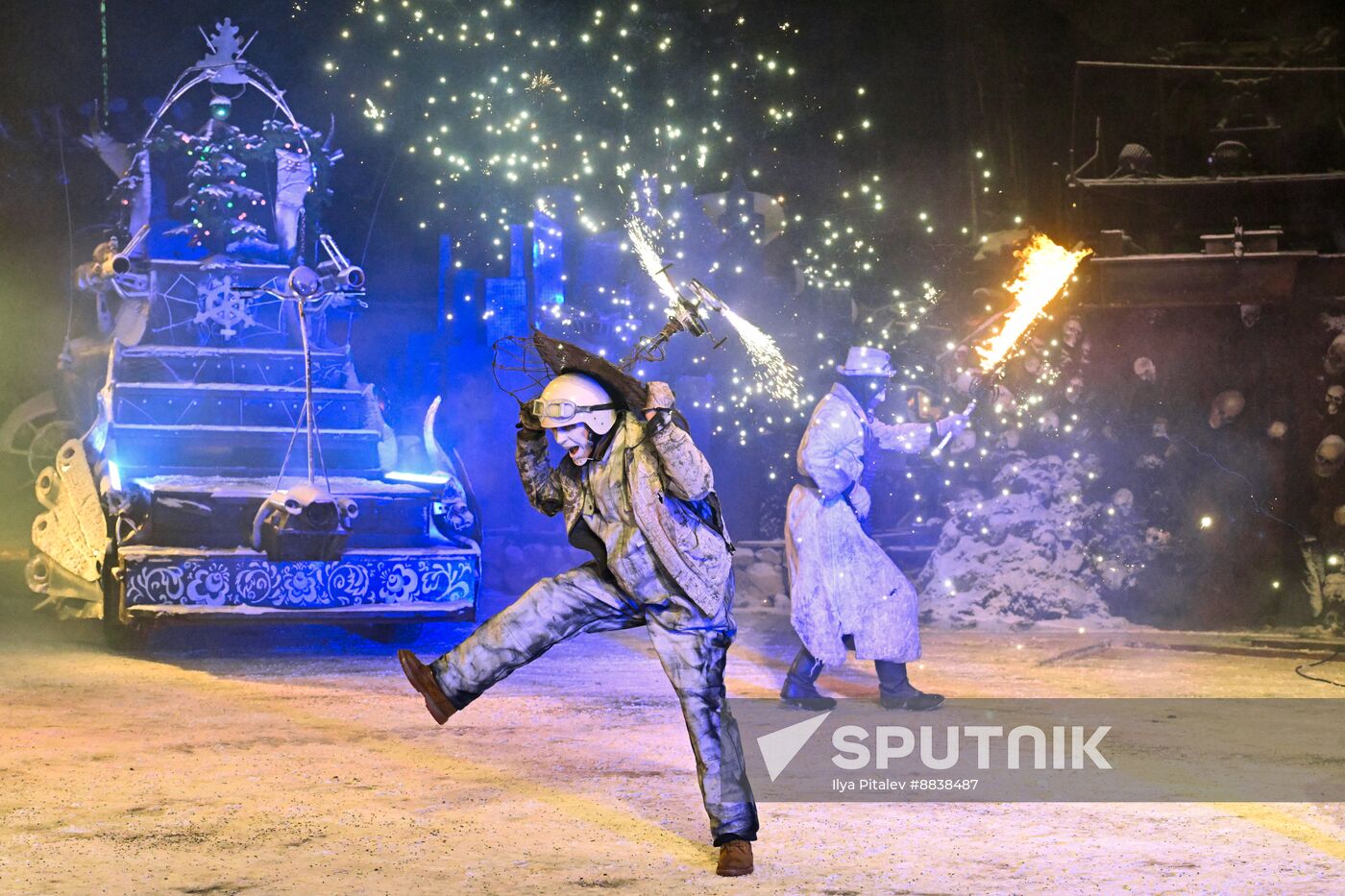 Russia New Year Season Bike Show