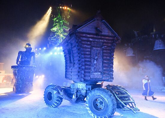 Russia New Year Season Bike Show