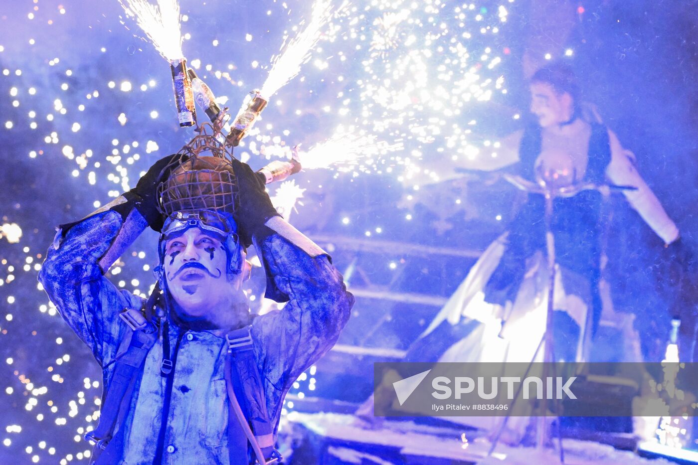 Russia New Year Season Bike Show
