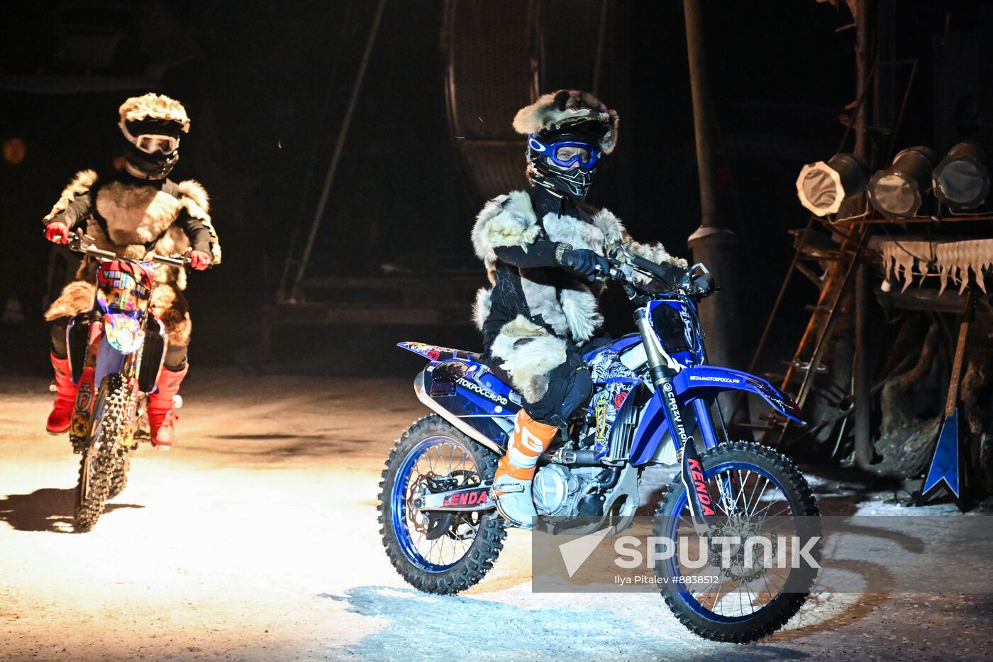 Russia New Year Season Bike Show