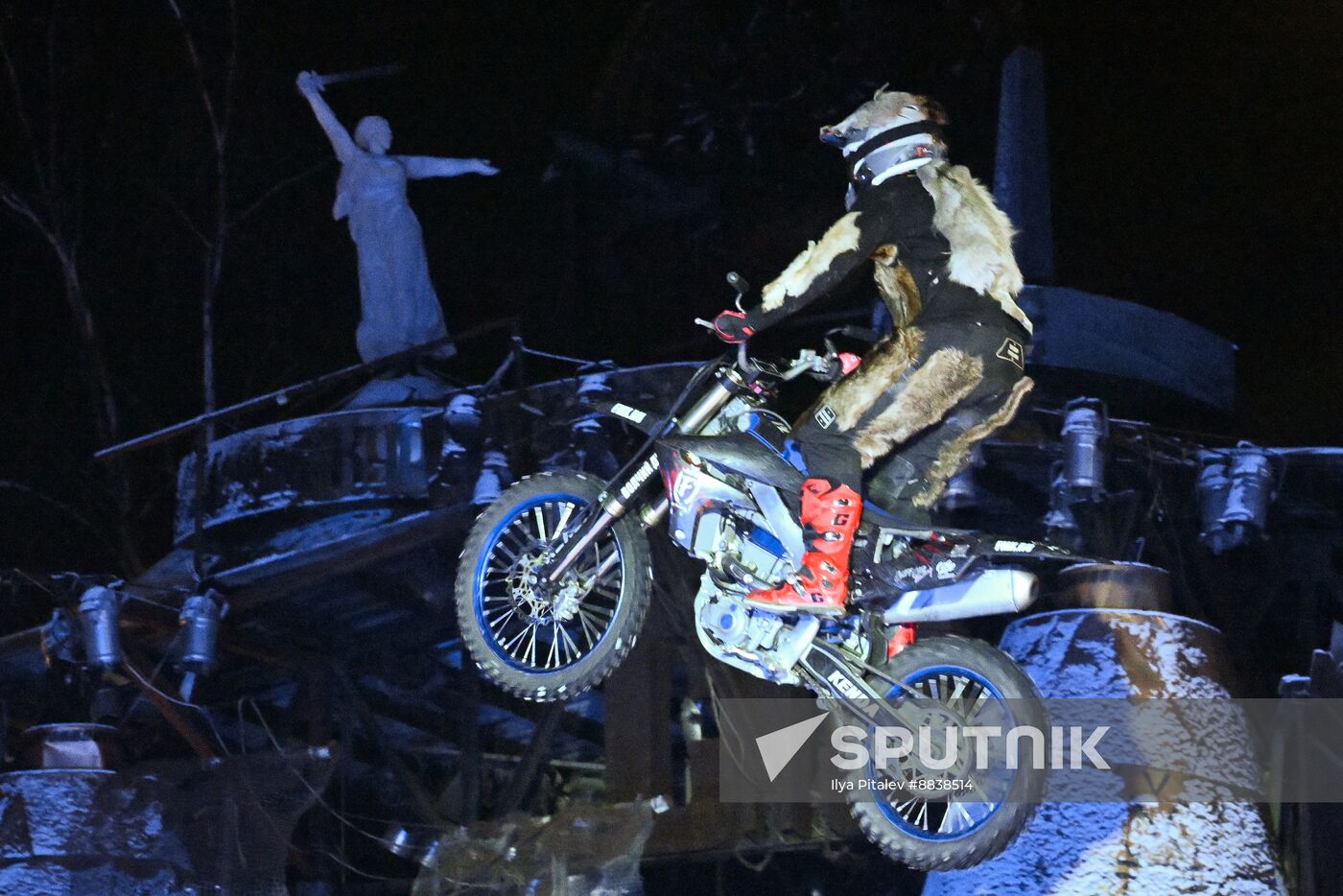 Russia New Year Season Bike Show
