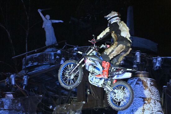 Russia New Year Season Bike Show