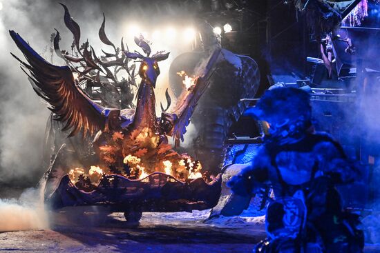Russia New Year Season Bike Show