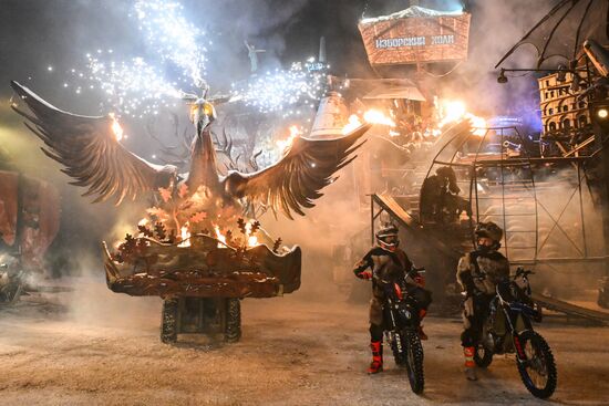 Russia New Year Season Bike Show