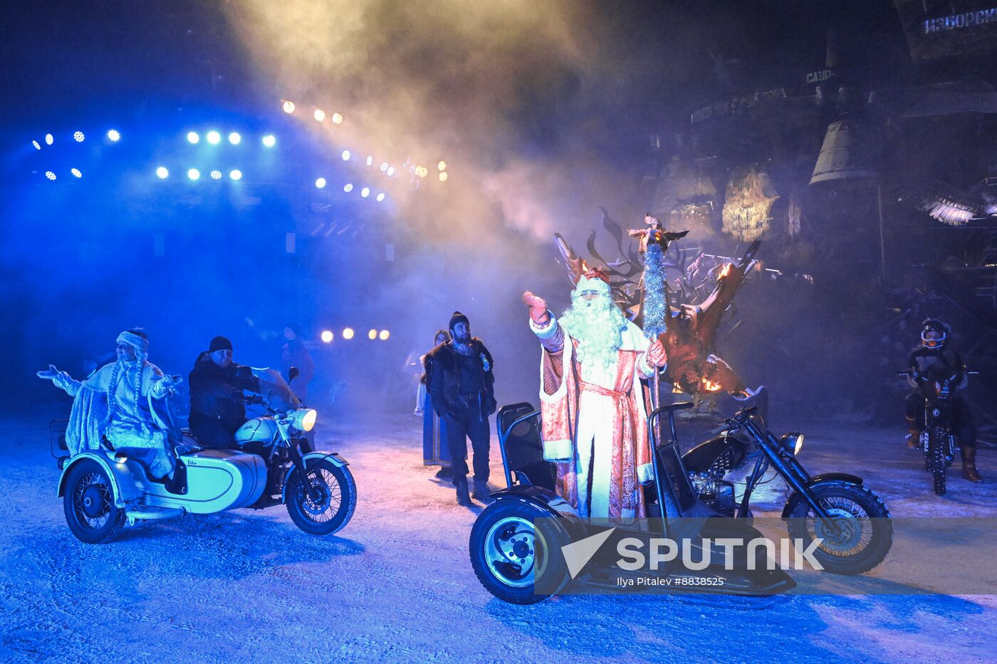 Russia New Year Season Bike Show