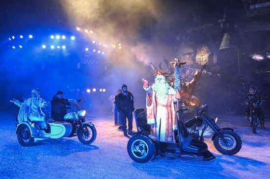Russia New Year Season Bike Show