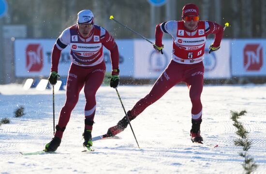 Russia Skiing Champions Race