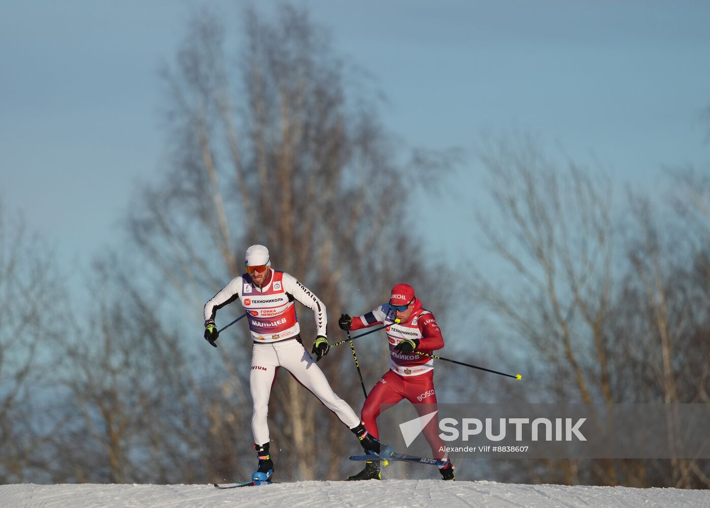 Russia Skiing Champions Race