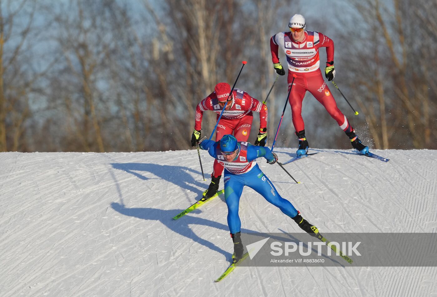 Russia Skiing Champions Race