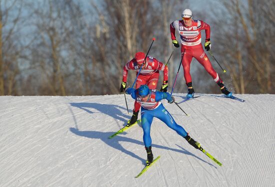 Russia Skiing Champions Race