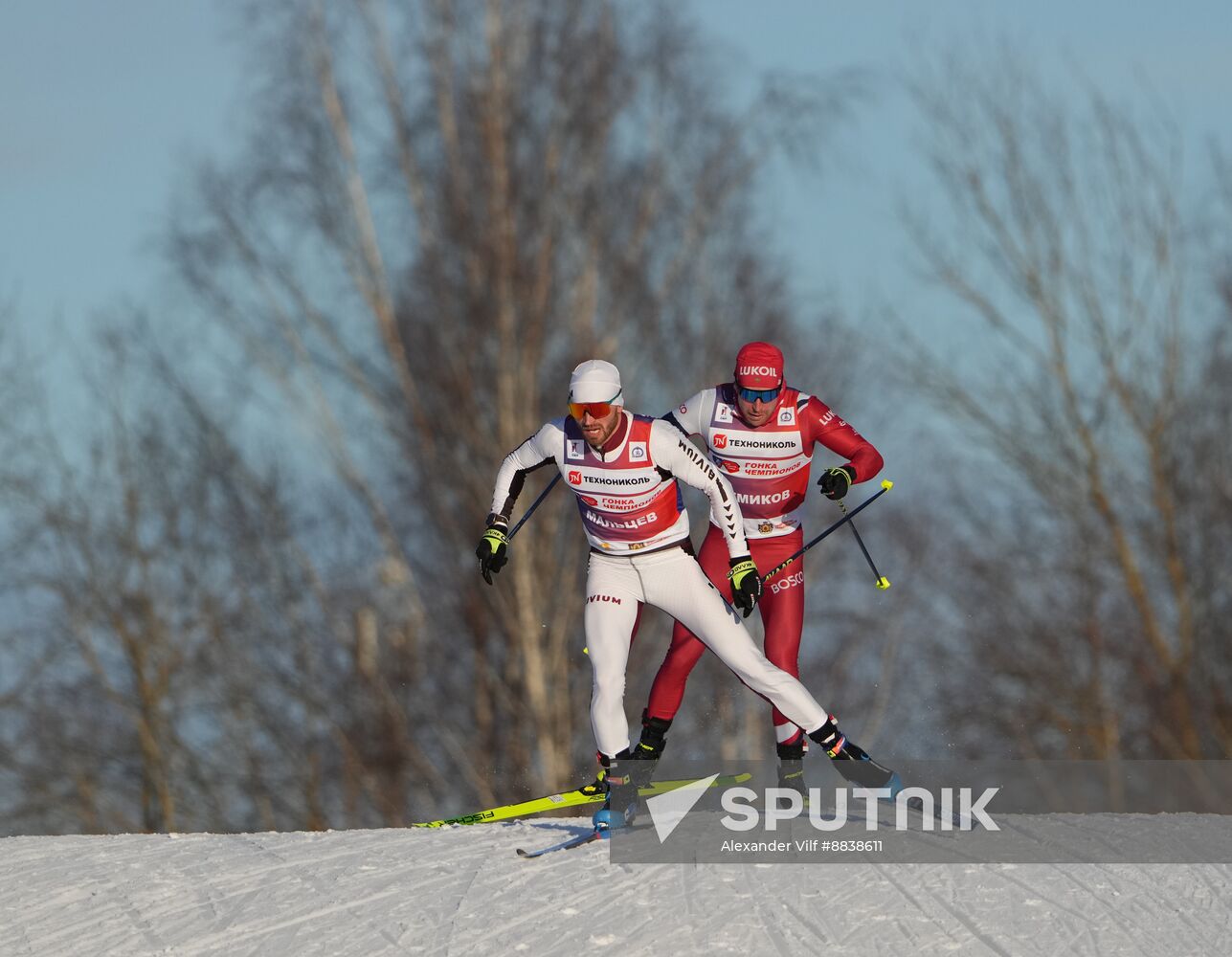 Russia Skiing Champions Race