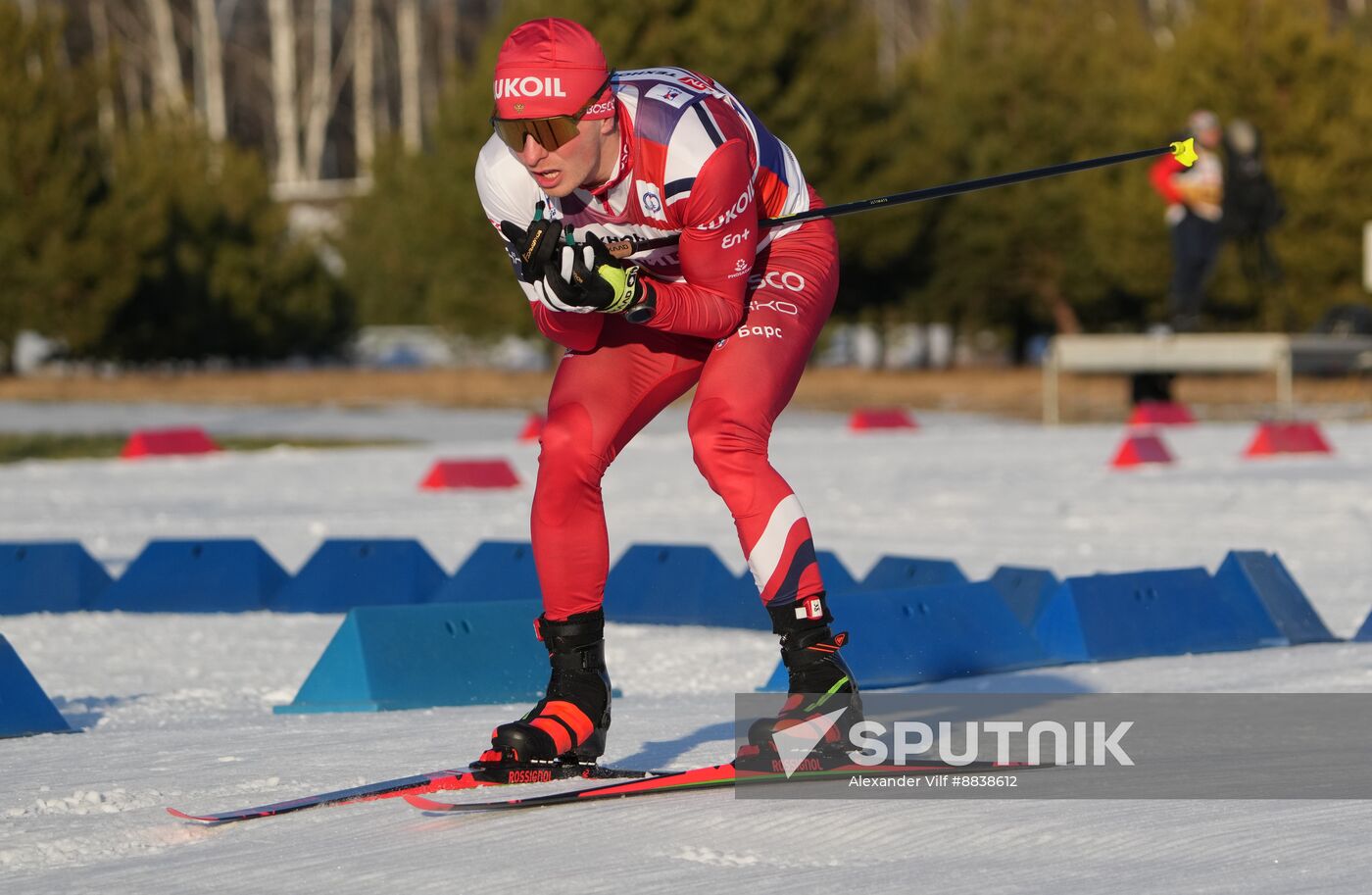 Russia Skiing Champions Race