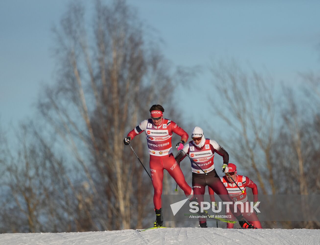 Russia Skiing Champions Race