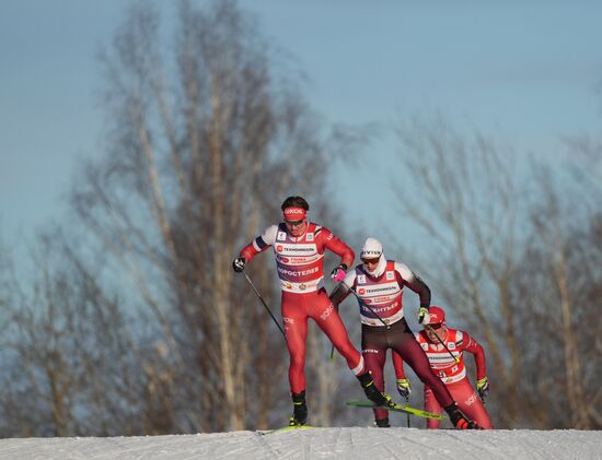 Russia Skiing Champions Race