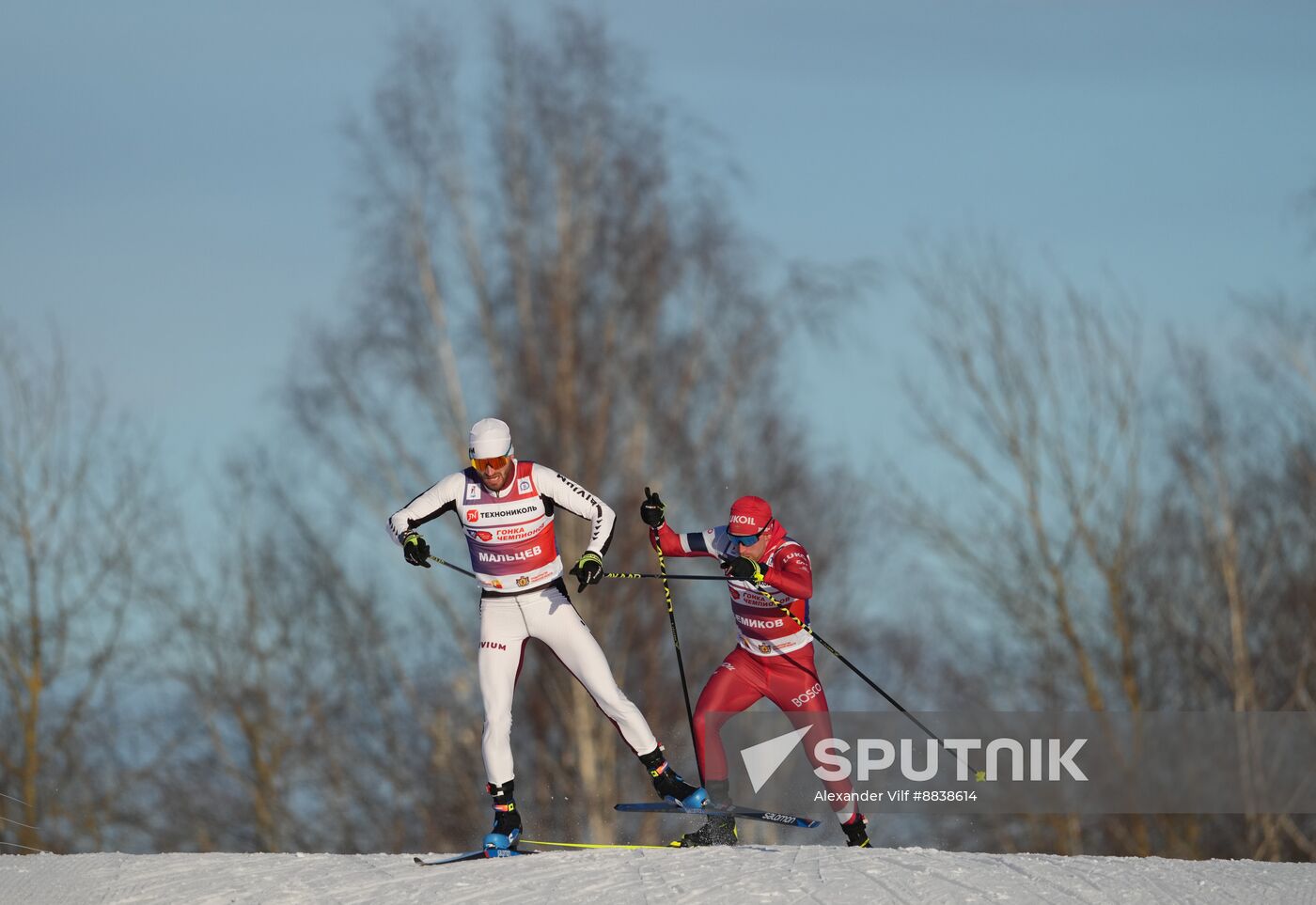 Russia Skiing Champions Race