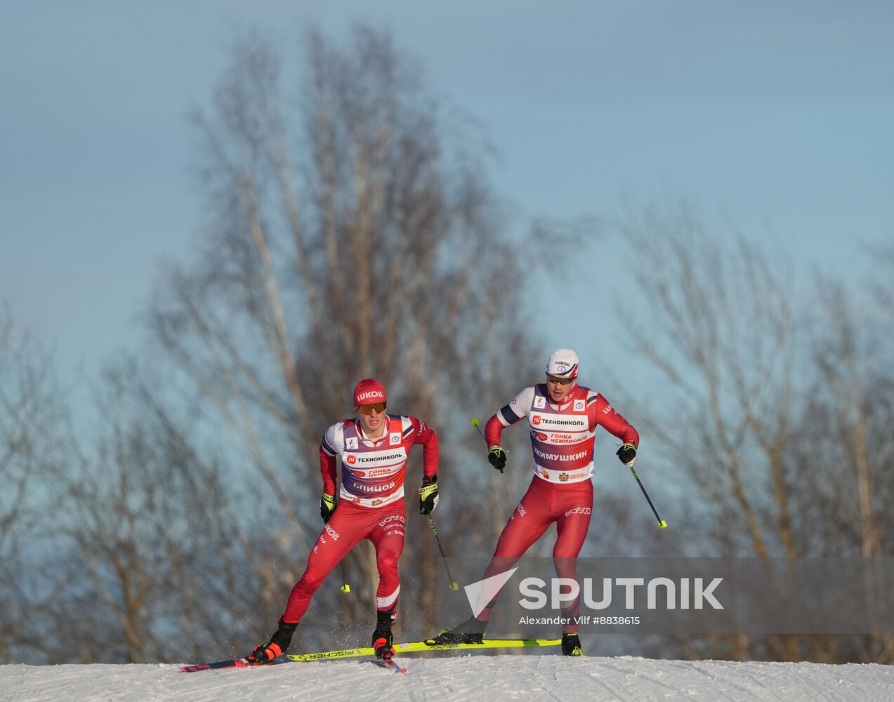 Russia Skiing Champions Race