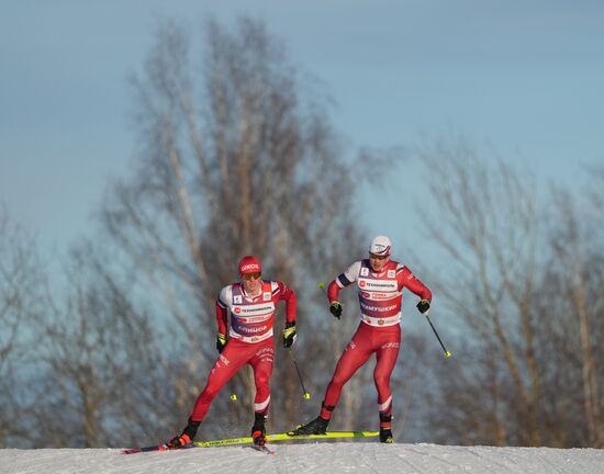 Russia Skiing Champions Race