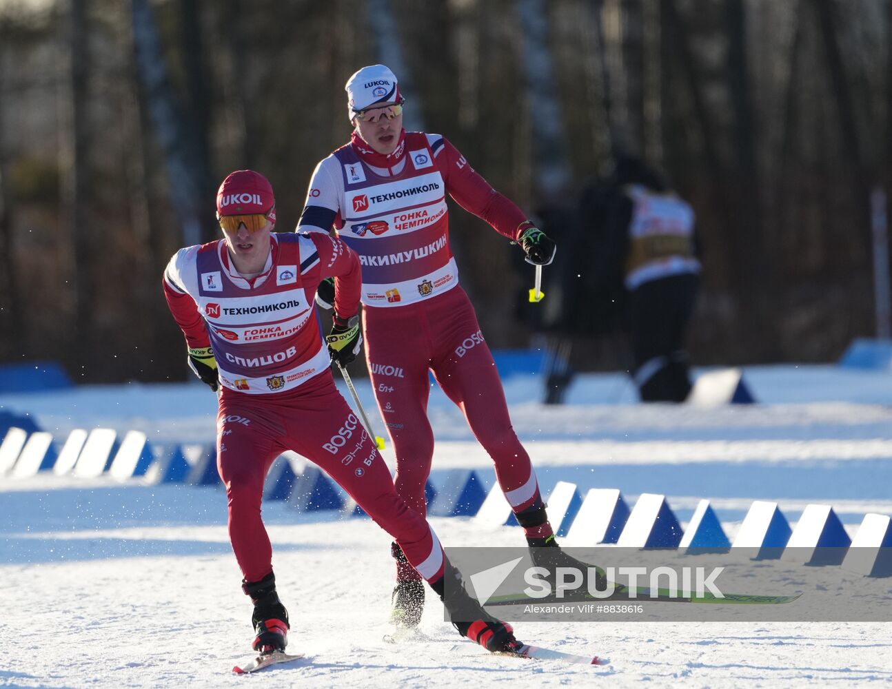 Russia Skiing Champions Race