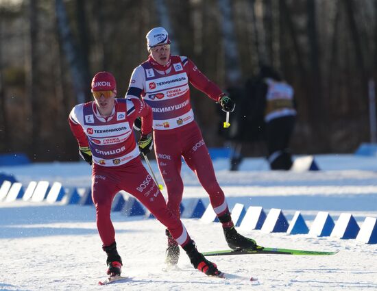 Russia Skiing Champions Race