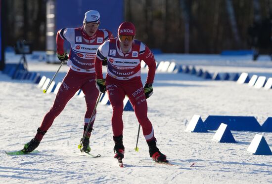 Russia Skiing Champions Race