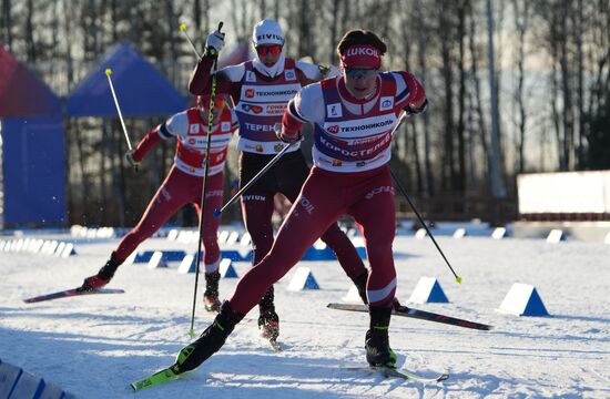 Russia Skiing Champions Race