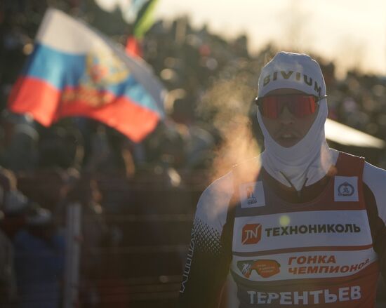 Russia Skiing Champions Race