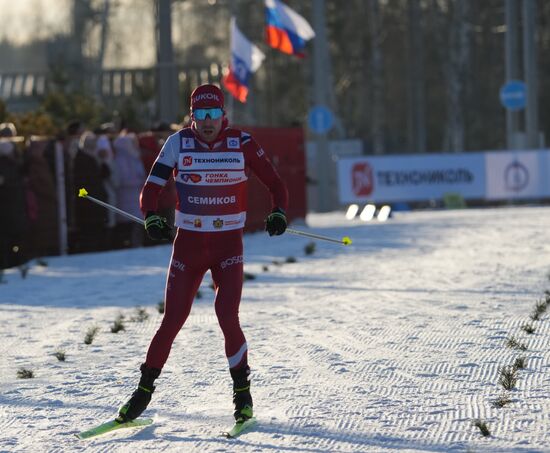 Russia Skiing Champions Race