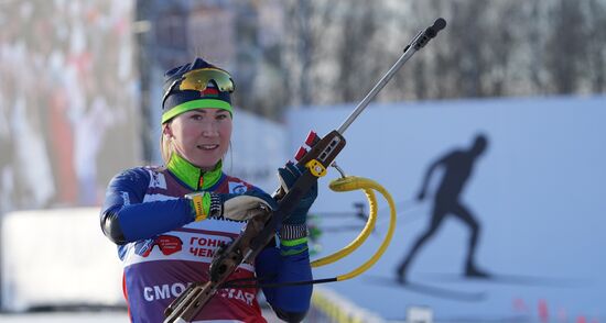 Russia Skiing Champions Race