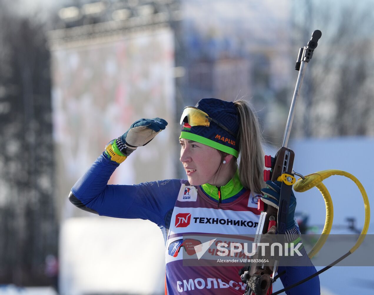 Russia Skiing Champions Race