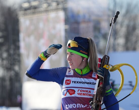 Russia Skiing Champions Race