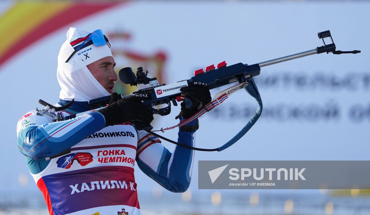 Russia Skiing Champions Race