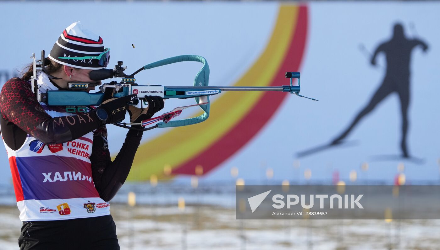 Russia Skiing Champions Race