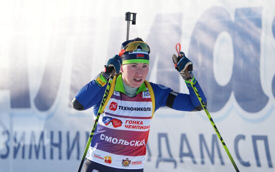 Russia Skiing Champions Race